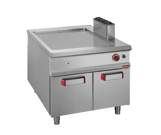 Gladde gaskookplaat, chroom, op kast - PASS-THROUGH G1/PLCA2 