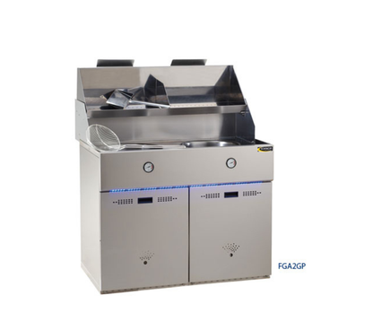 Friteuse gaz - Type Défi - 2 cuves