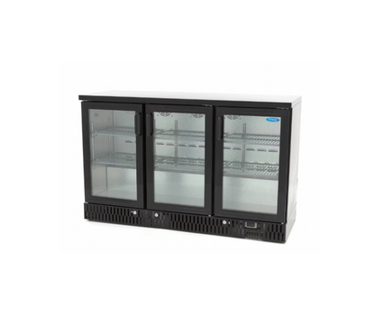 Réfrigérateur à boissons - 341 L - 3 portes coulissantes - 6 étagères réglables