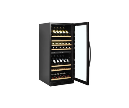 Drankenkoelkast - 341 L - 3 schuifdeuren - 6 verstelbare planken