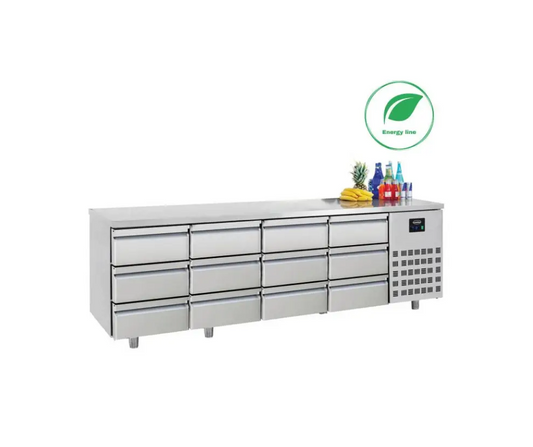 700 TABLE RÉFRIGÉRÉE 12 TIROIRS ENERGY LINE 7489.5585