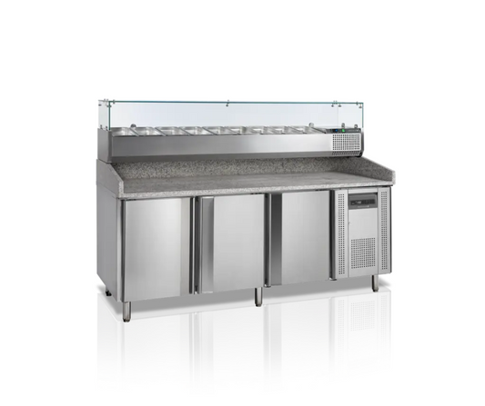 Pizzatafel met toppingmodule