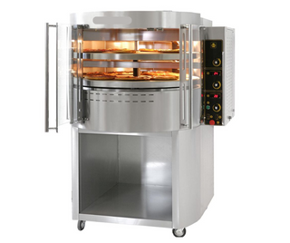 Gaspizzaoven voor 12 pizza's ø 300 mm