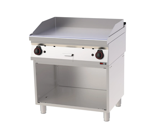 80x51 cm Gladde gaskookplaat met onderstel | REDFOX - FTH 70/80 G