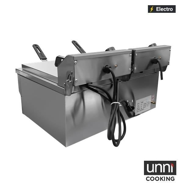 Friteuse électrique professionnelle double 2 × 8 L Budget UnniCooking E616DF
