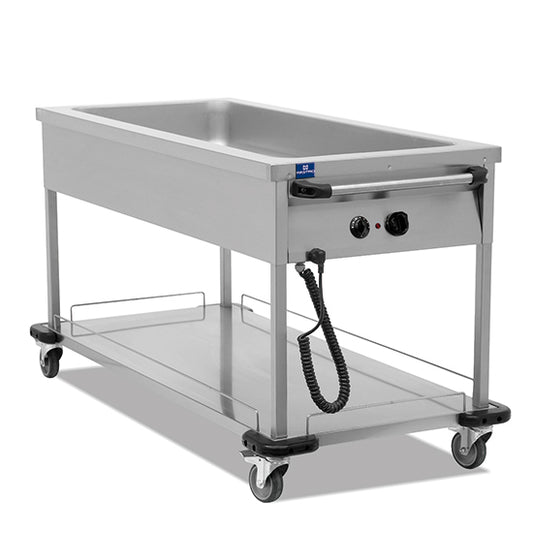 Chariot bain-marie avec 1 bac 3x GN 1/1 h=150 mm IFD0007/E