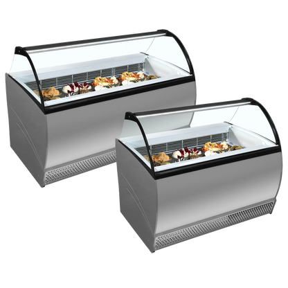 VITRINE À CREME GLACÉE ISABELLA 13