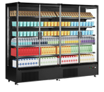 Wandgemonteerde gekoelde vitrine met 4 glazen deuren – 1529L – TEFCOLD PC2500B