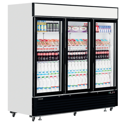 Vitrine réfrigérée professionnelle 3 portes vitrées – 2050L – TEFCOLD LGC7500