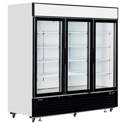 Vitrine réfrigérée professionnelle 3 portes vitrées – 2050L – TEFCOLD LGC7500