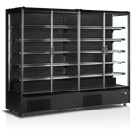Wandgemonteerde gekoelde vitrine met 4 glazen deuren – 1529L – TEFCOLD PC2500B