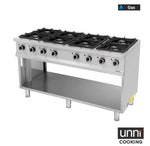 Cuisinière professionnelle à gaz 8 feux Unninox OCK-8