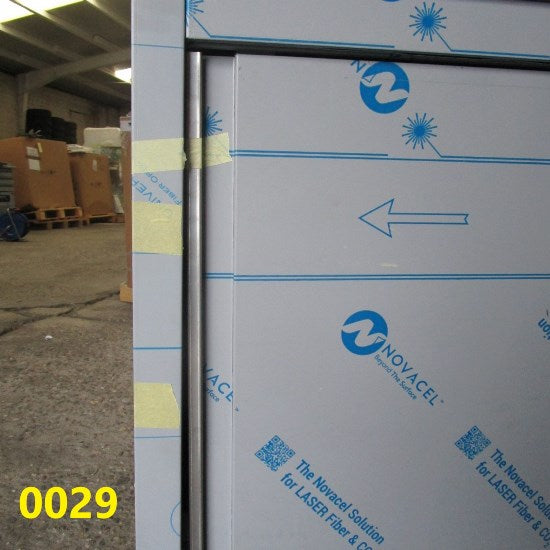 Neutrale salonkasttafel met lades rechts, zonder achterwand, 2000x600 mm - BESCHADIGD