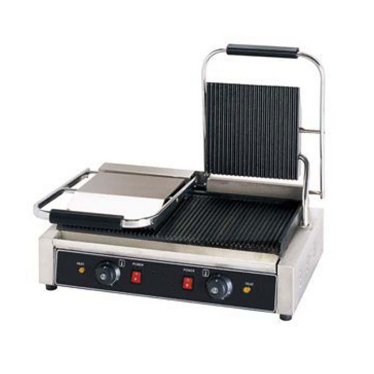 Gril de contact électrique double