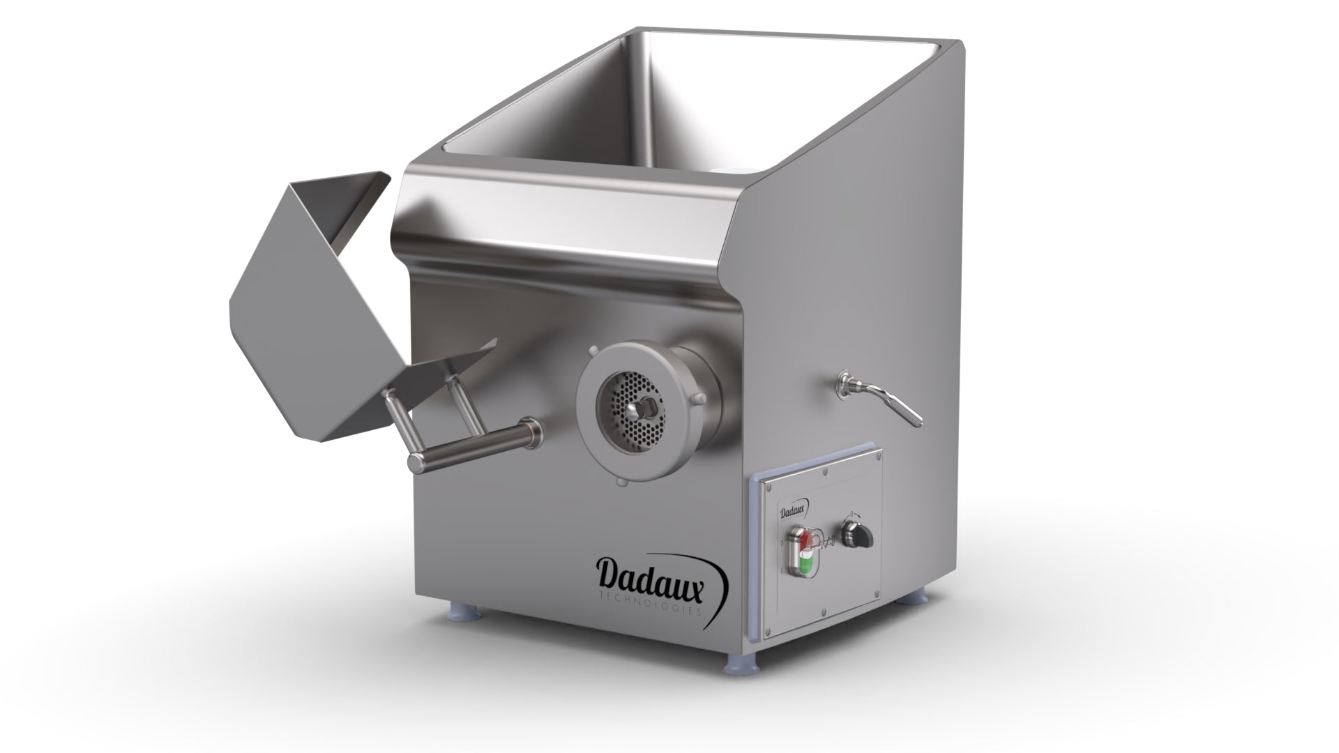 Hachoir de laboratoire Dadaux TX98 DC double coupe inox

