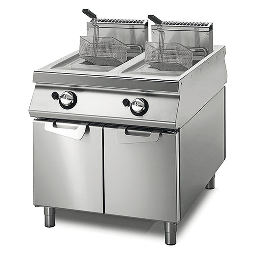 Friteuse gaz, capacité 2x 13 litres VS9080FRGS13