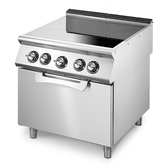 Fornuis op elektrische oven