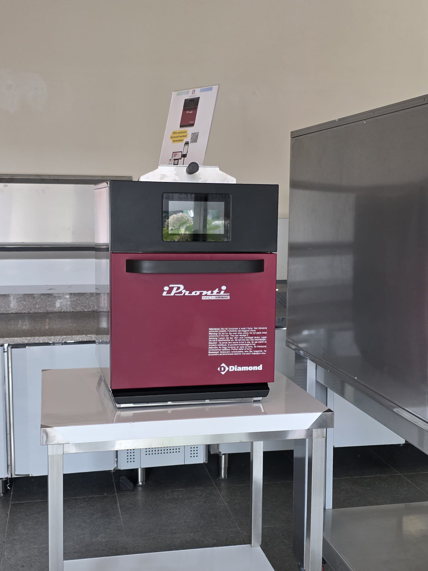 Professionele magnetron 1350 W, roestvrij staal ’combi