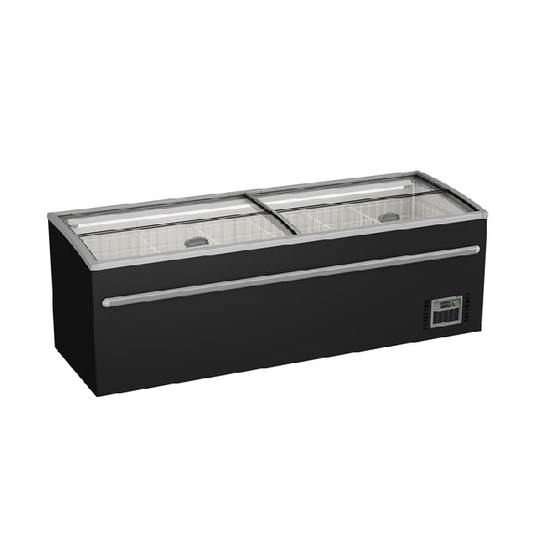 Congélateur Coffre pour Supermarché 1040 L - Noir