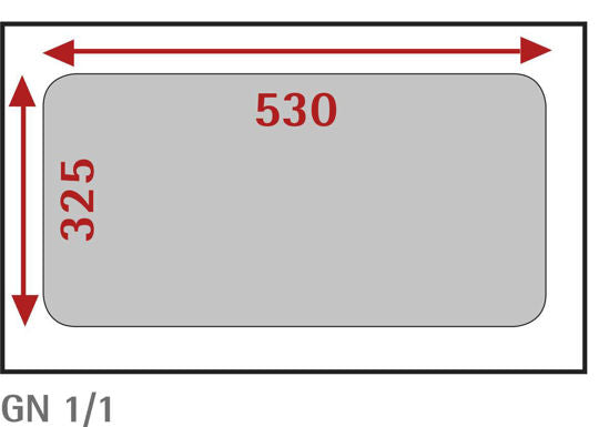 Bac gastronorme inox GN 1/1 AFI Collin-Lucy — B1165 — 9 L