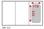 Bac gastronorme inox GN 1/3 AFI Collin-Lucy — B13150 — 5.7 L – vue 2