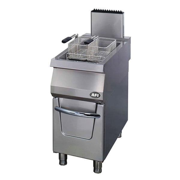 Friteuses gaz ou électriques sur placard AFI — FR9G40 — 22 L