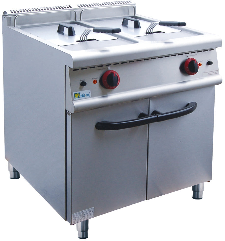 Friteuses sur coffre gaz ou électriques AFI Collin-Lucy — JZH-TC-2 — 2x20 L