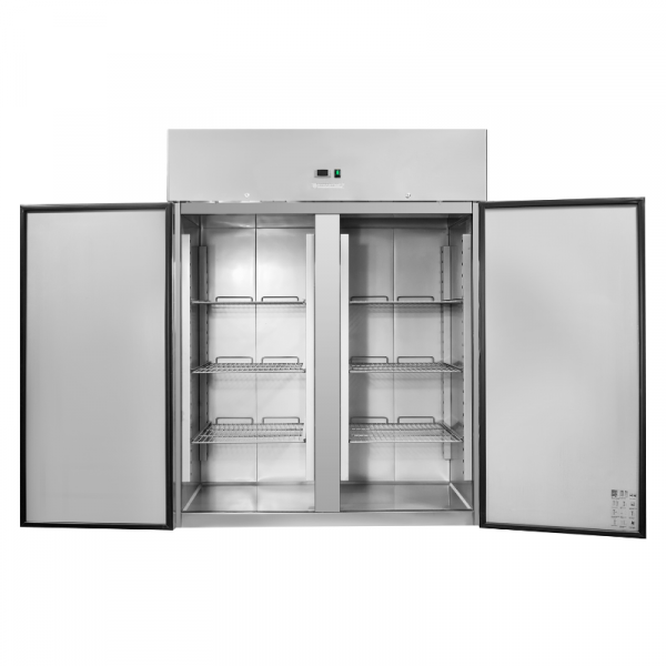 GN 2/1 RVS staande koelkast - 1400 L
