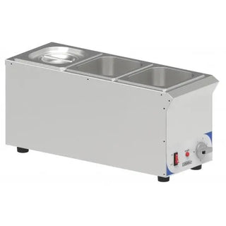 BAIN-MARIE MET SAUS 3 X GN 1/6 COMPACT CBMS316V