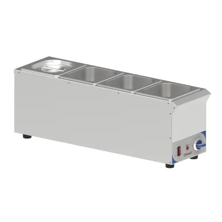 BAIN-MARIE MET SAUS 4 X GN 1/6 COMPACT CBMS416V