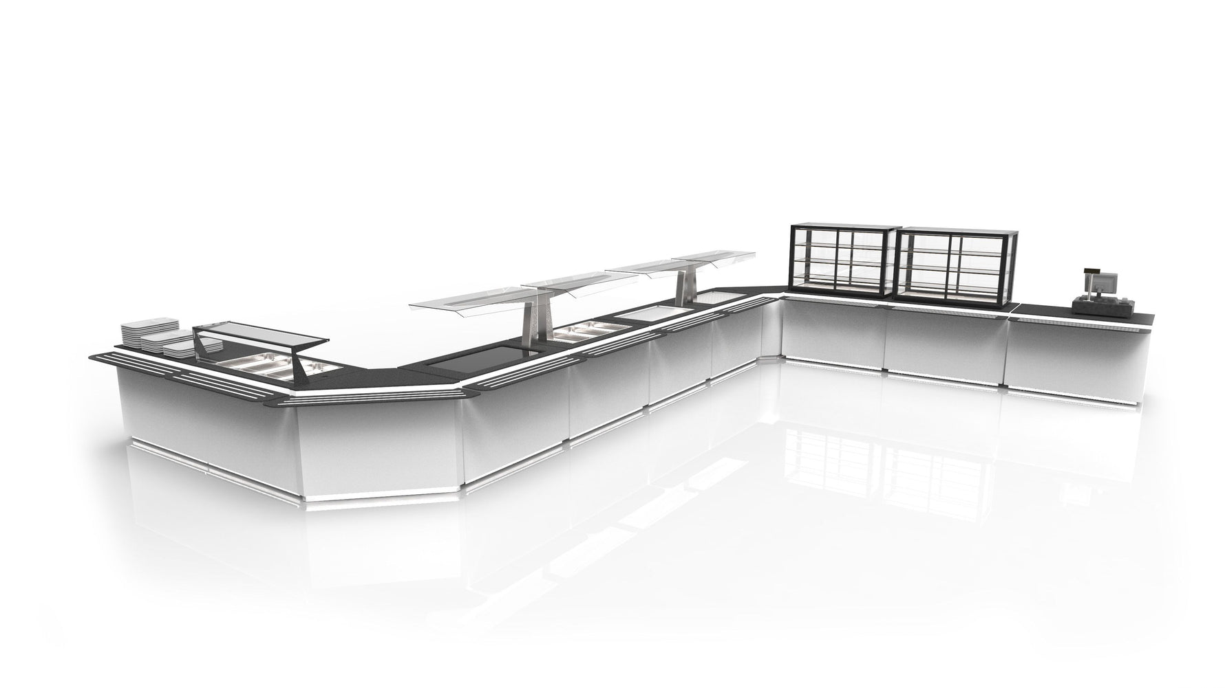 Basis warm buffet – Sahara – BUS-serie – 1300x700x875 mm