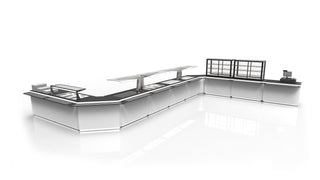 Buffet Chaud de Base – Sahara  – Série BUS – 1300x700x875 mm