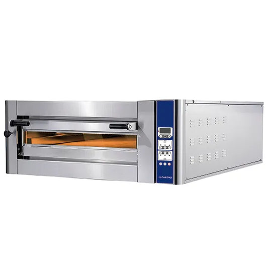 Elektrische pizzaoven voor 4 pizza's, diameter 350 mm, elektronische bediening