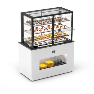 Buffet Chaud Sayl Integra Sahara – Vitrine Supérieure – Accès Avant et Arrière – 1300x700x1720 mm