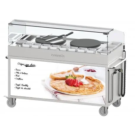 DUBBELE 40 INGEBOUWDE CREPE TROLLEY CCHCCD40E 