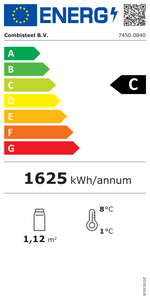 Étiquette énergétique officielle — Combisteel 7450.0840 — classe C