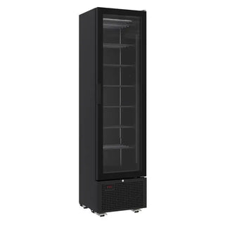 CONGÉLATEUR 1 PORTE VITRÉE NOIR 221L 7464.0052 - Armoire de