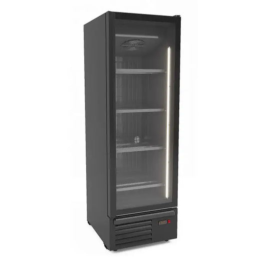 CONGÉLATEUR 1 PORTE VITRÉE NOIR 500L 7072.1135 - Armoire de