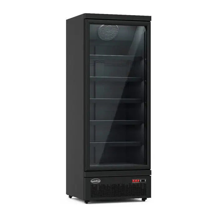 CONGÉLATEUR 1 PORTE VITRÉE NOIR JDE-600F BL 7455.2244 -