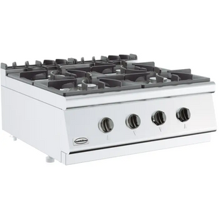 Cuisiniere a gaz pro 4 bruleurs 400x700 - Matériel horeca