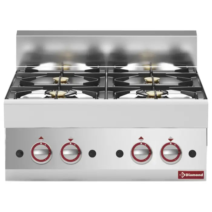 Cuisinière gaz 4 feux vifs -Top- G65/4F7T-N - Cuisiniere