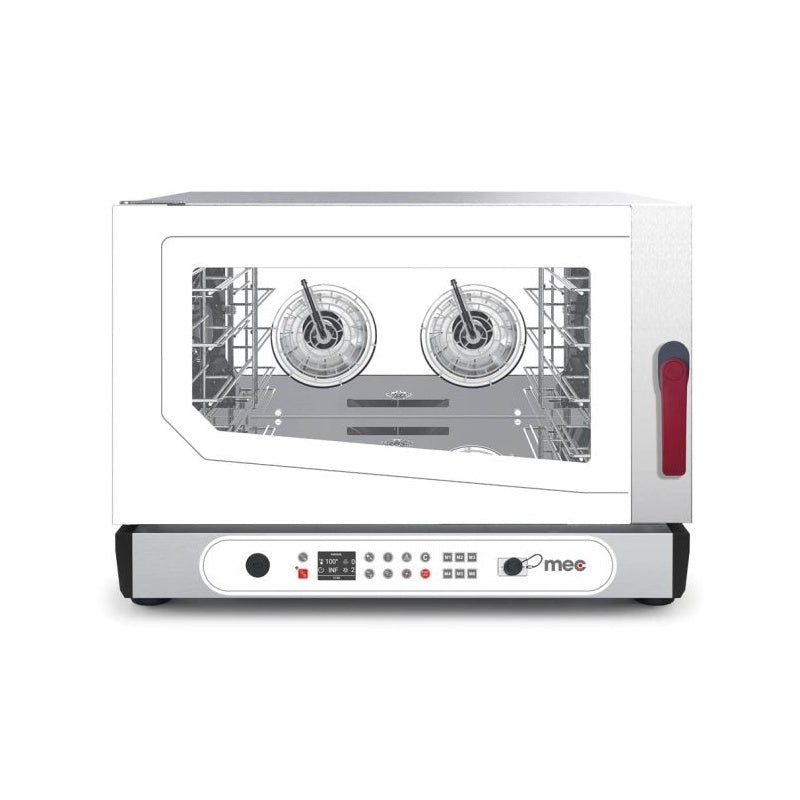 Elektrische heteluchtoven 4x GN 1/1 - 60x40 cm, directe inspuiting en automatisch reinigingssysteem