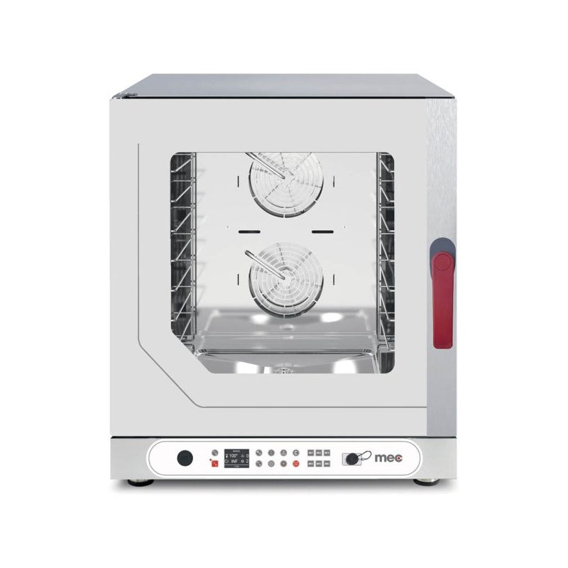 Elektrische heteluchtoven 4x GN 1/1 - 60x40 cm, directe inspuiting en automatisch reinigingssysteem