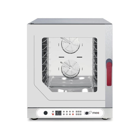 Elektrische heteluchtoven 4x GN 1/1 - 60x40 cm, directe inspuiting en automatisch reinigingssysteem