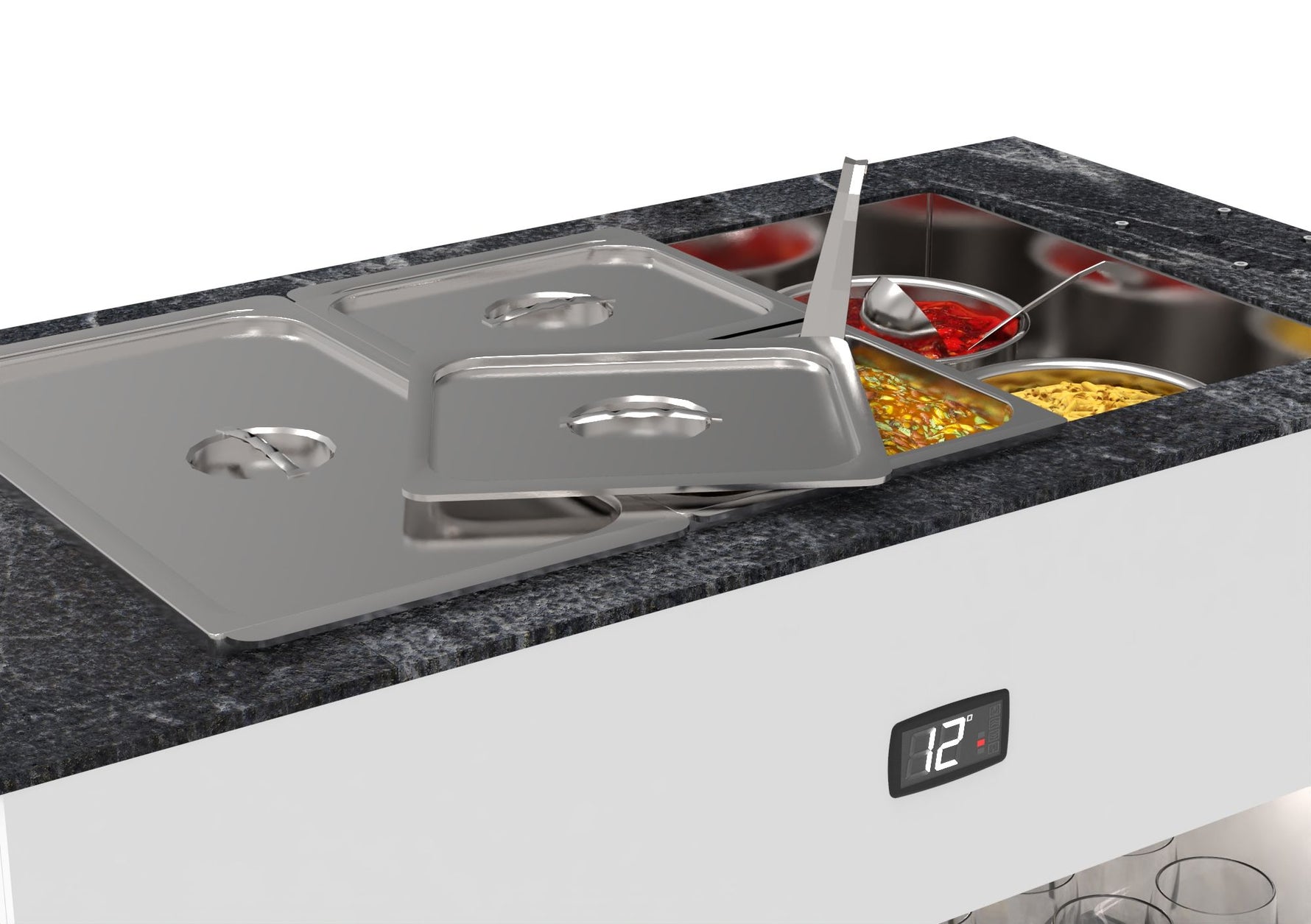 Basis warm buffet – Sahara Deep Bain-Marie – BUB150-serie – 1300x700x875 mm