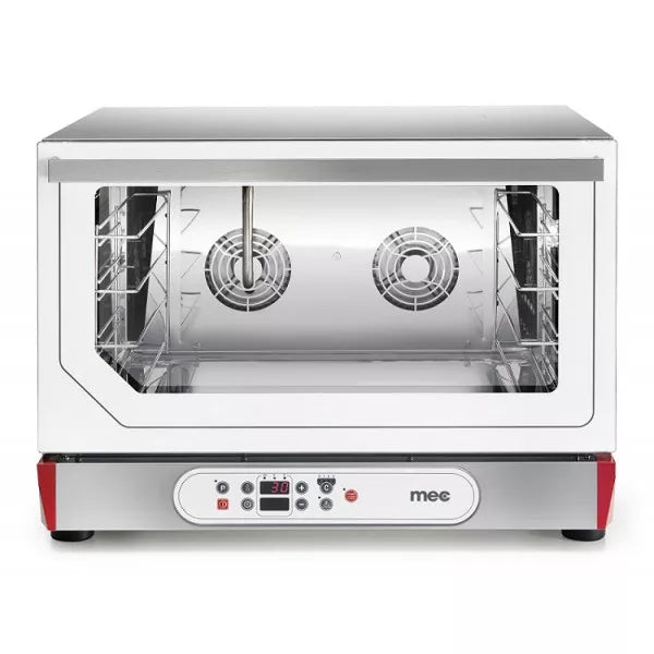 Elektrische heteluchtoven 4x GN 1/1 - 60x40 cm, directe inspuiting en automatisch reinigingssysteem