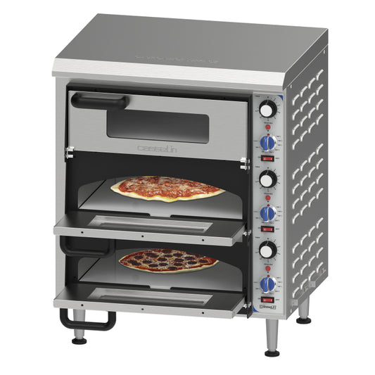 Elektrische pizzaoven, kamer (2+3 kW) 660x430xh100 mm