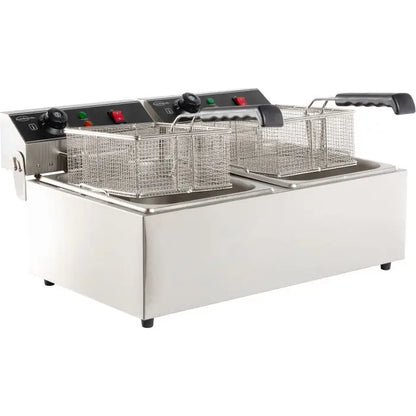 FRITEUSE POSABLE ÉLECTRIQUE 2X6 L 7455.1008 - Friteuse