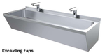 Lavabo double en acier inox 1200x525x451mm — Combisteel 7013.1220