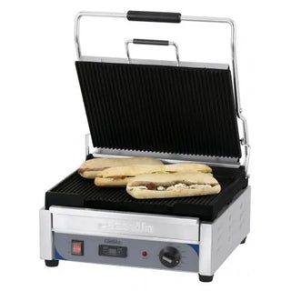 GRILL PANINI GRAND PREMIUM RAINURÉE - RAINURÉE AVEC MINUTEUR